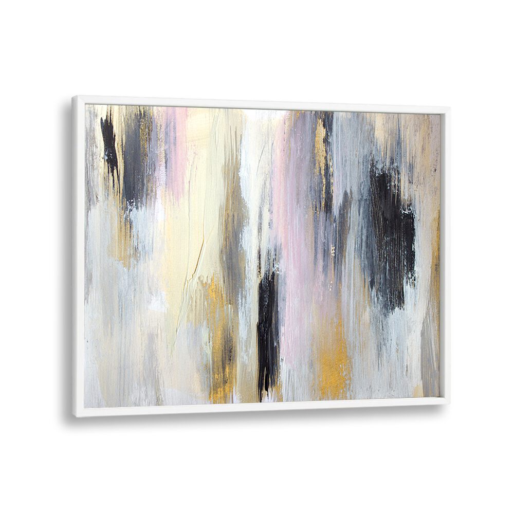 Elegant POISED, ABSTRACT PAINTINGS featuring soft colors and dynamic textures, perfect for modern decor.