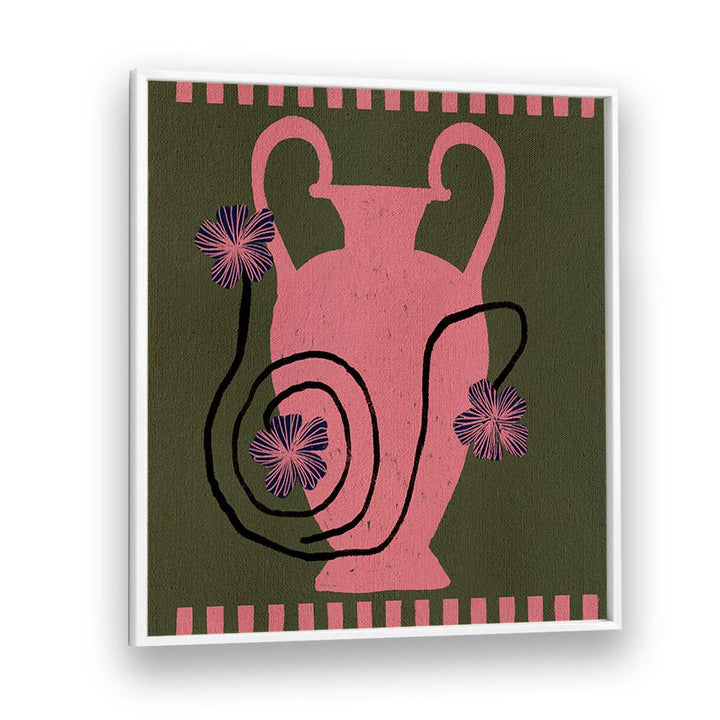 Colorful design of OUT OF VASE BLOOMS I, KITCHEN POSTERS, showcasing a unique floral arrangement for home decor.