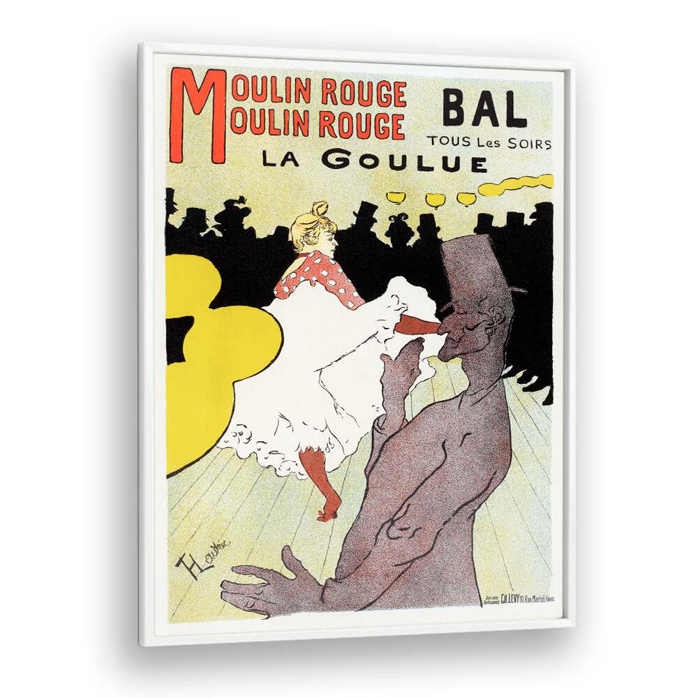 AFFICHE POUR LE MOULIN ROUGE LA GOULUE (1898)  , VINTAGE PAINTINGS