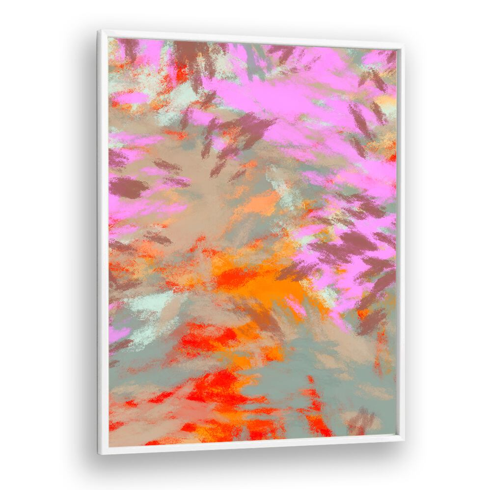 Vibrant LAZY SUMMER DAYS I, ABSTRACT PAINTINGS adds warmth and tranquility to your home decor, perfect for summer vibes.
