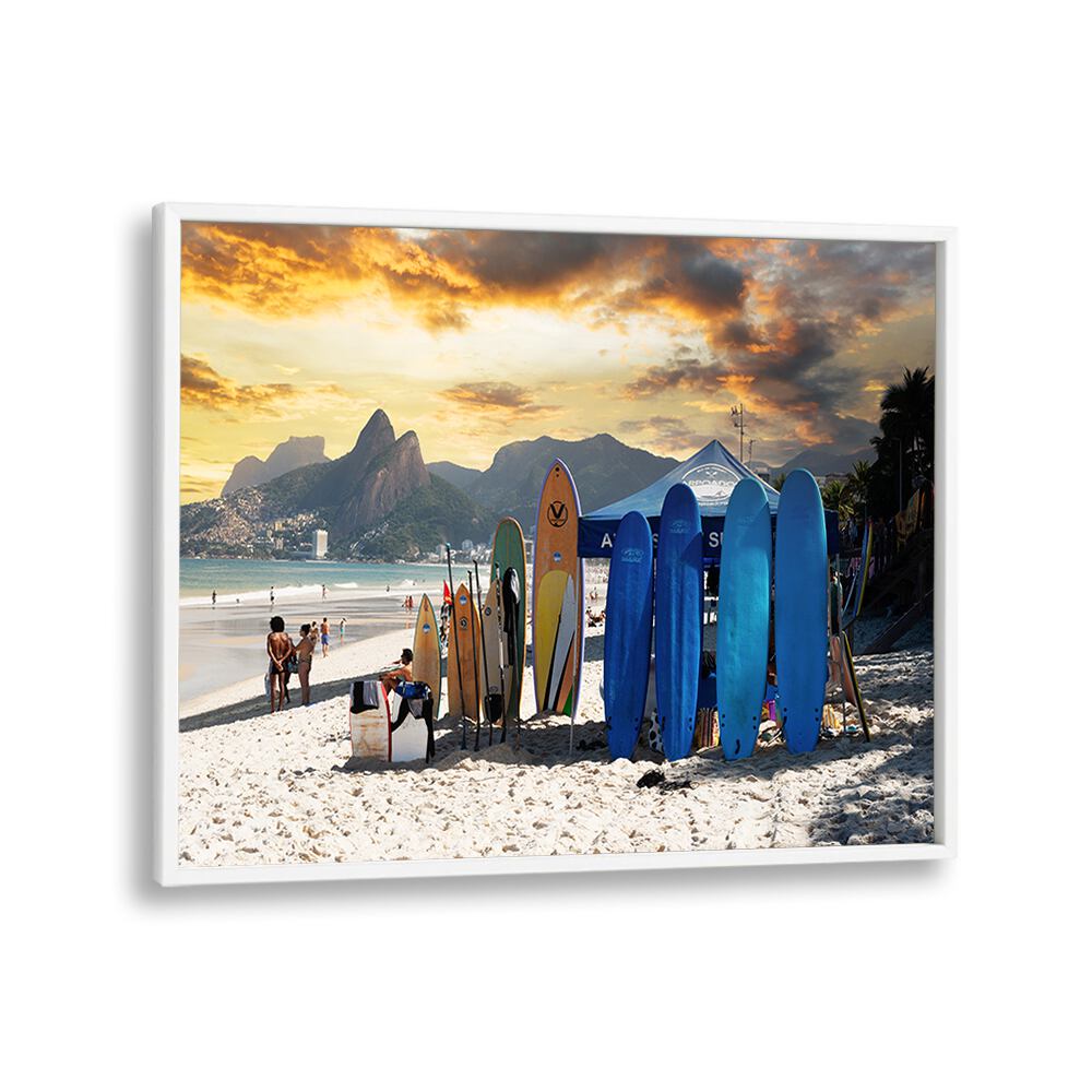 RIO DE JANEIRO SUNSET SURF BEACH   , BEACH PAINTINGS