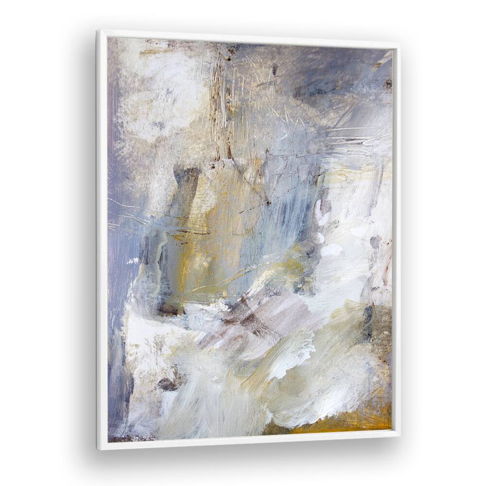 FLOAT, ABSTRACT PAINTINGS featuring soft hues and textured layers, perfect for modern decor accents.