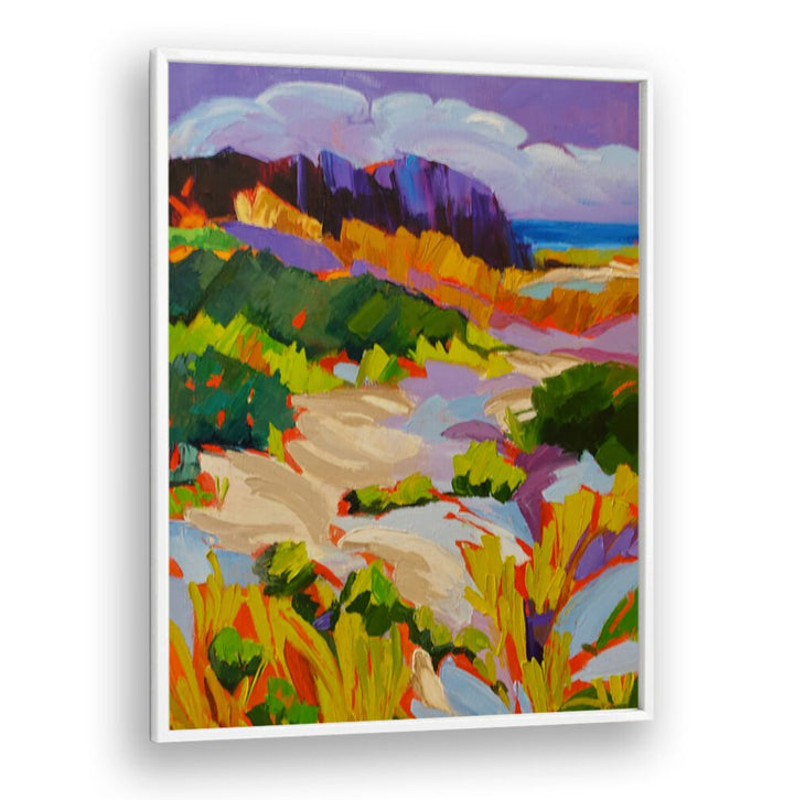 OVER THE DUNES II , LANDSCAPE PAINTINGS