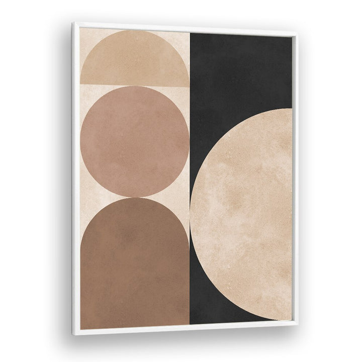 BROWN GEOMETRY V , ABSTRACT PAINTINGS , ABSTRACT ART PRINTS