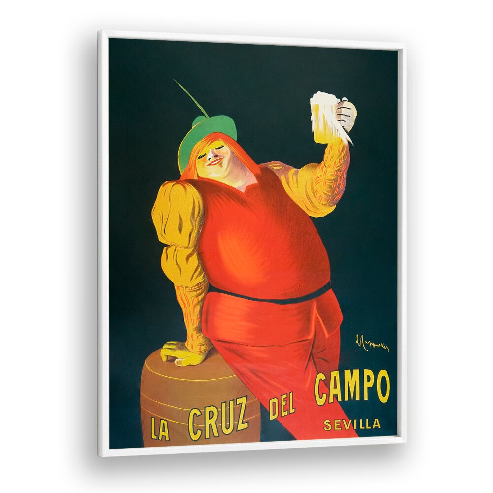 LA CRUZ DEL CAMPO BEERS (1906) , VINTAGE PAINTINGS