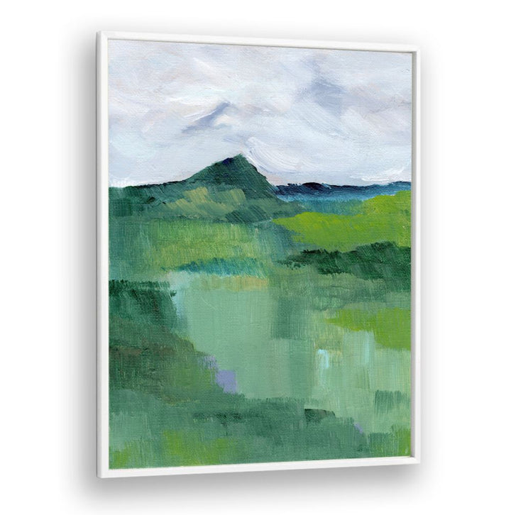 GREEN LANDSCAPE III , LANDSCAPE PAINTINGS