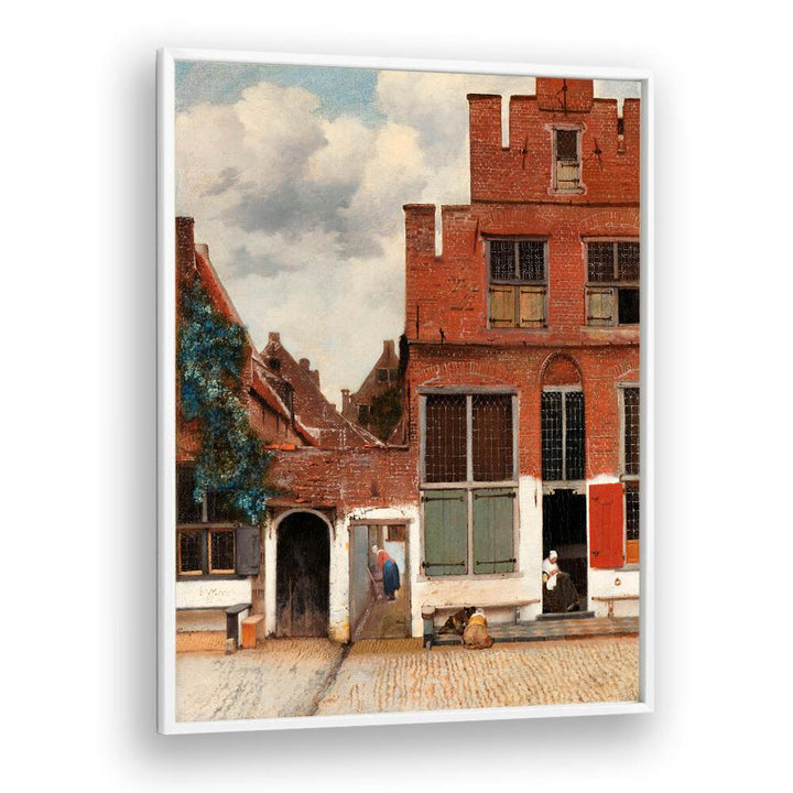 THE LITTLE STREET (CA. 1658) BY JOHANNES VERMEER, VINTAGE PAINTINGS