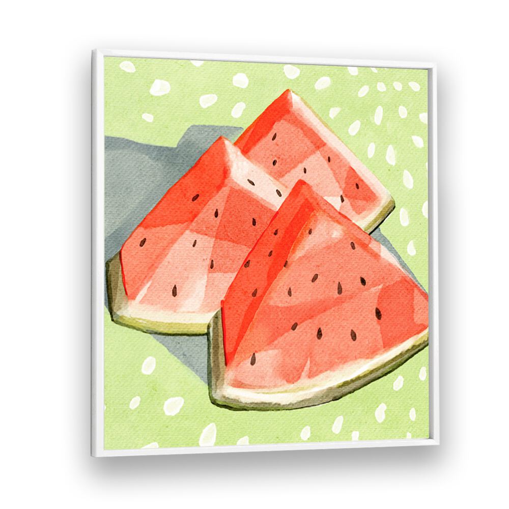 Bright and vibrant WATERMELON II, KITCHEN POSTERS perfect for enhancing your kitchen decor with summer's favorite fruit.