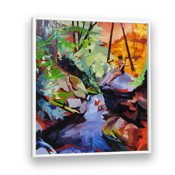 MILFROD BROOK , LANDSCAPE PAINTINGS