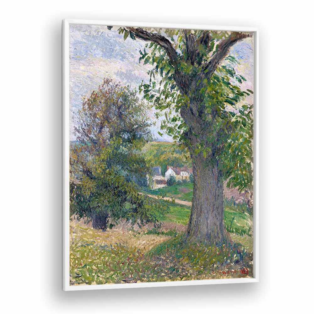 CHESTNUT TREES IN OSNY (1883)  , VINTAGE PAINTINGS