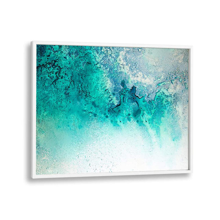 Vibrant turquoise hues in TURQUOISE WHISPERING, ABSTRACT PAINTINGS, perfect for transforming your space.