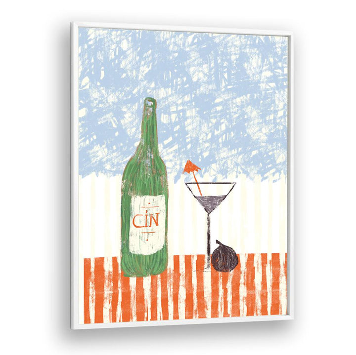 CIN CIN IV Kitchen Posters add a stylish touch to your culinary space with vibrant art featuring gin and cocktails.