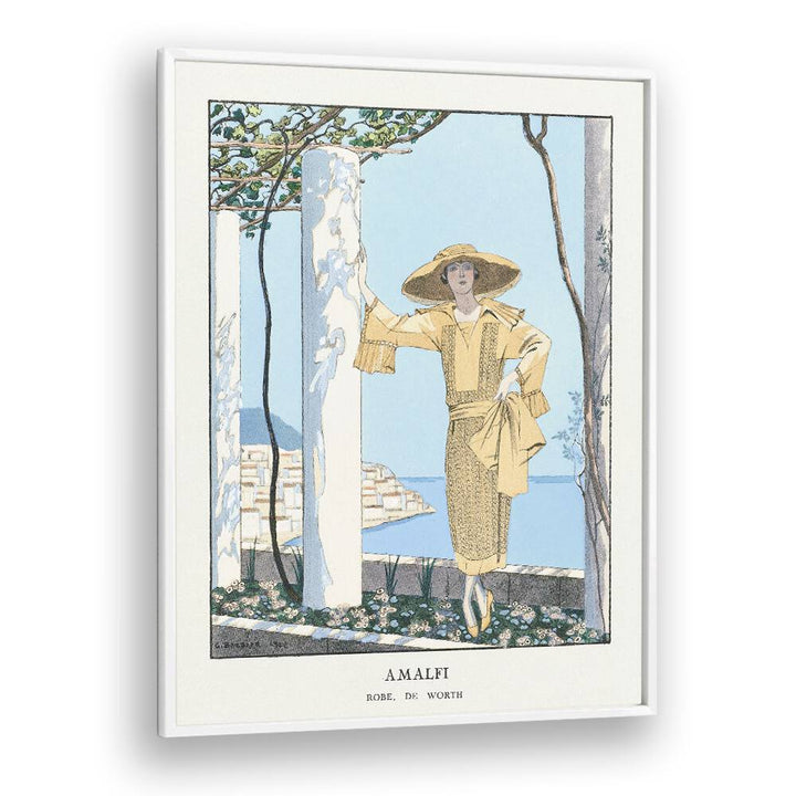 AMALFI. ROBE DE WORTH FROM GAZETTE DU BON TON (1922) , VINTAGE PAINTINGS