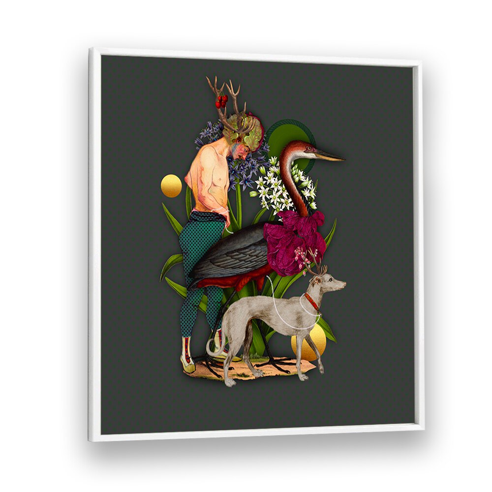 Whimsical ENCHANTED FOREST VIII, ANIMAL PAINTINGS showcasing vibrant colors and enchanting details for your home decor.