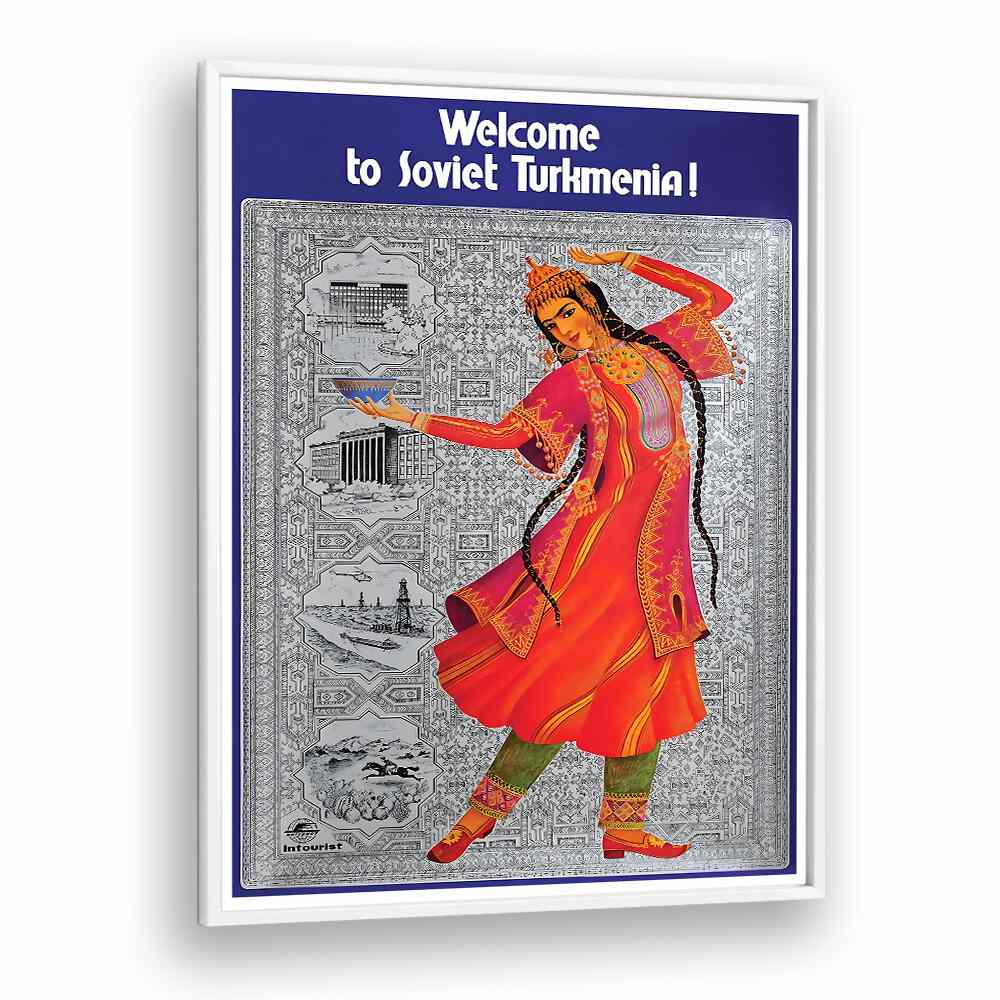TURKMENIA , VINTAGE TRAVEL POSTERS