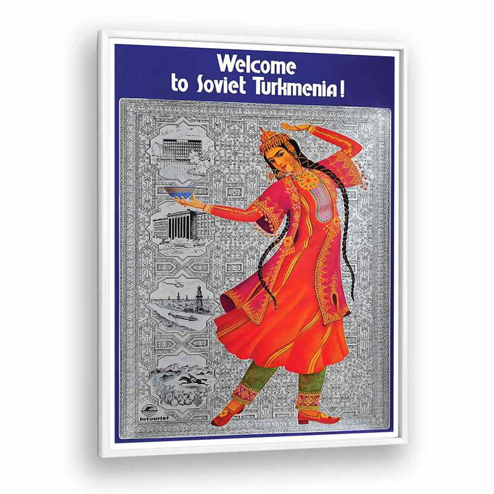 TURKMENIA , VINTAGE TRAVEL POSTERS