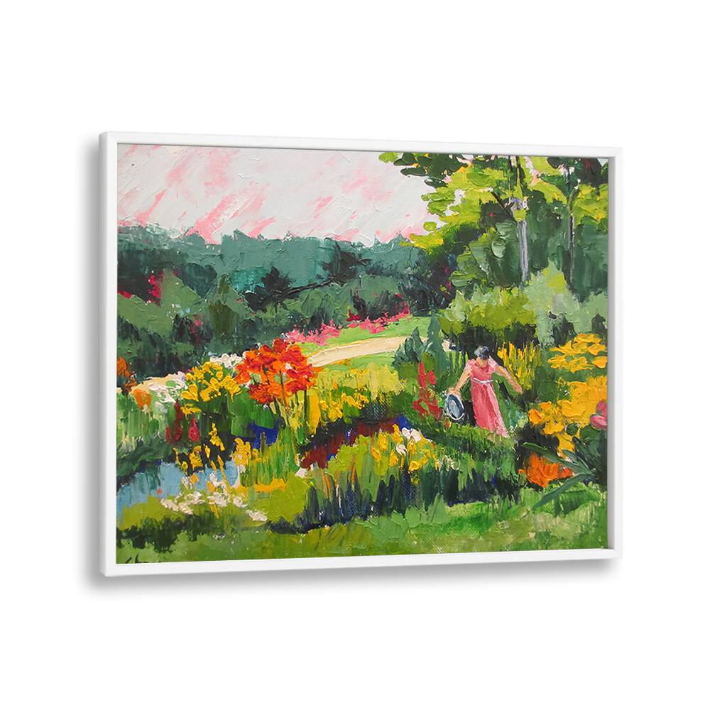 PLANTING A GARDEN , LANDSCAPE PAINTINGS