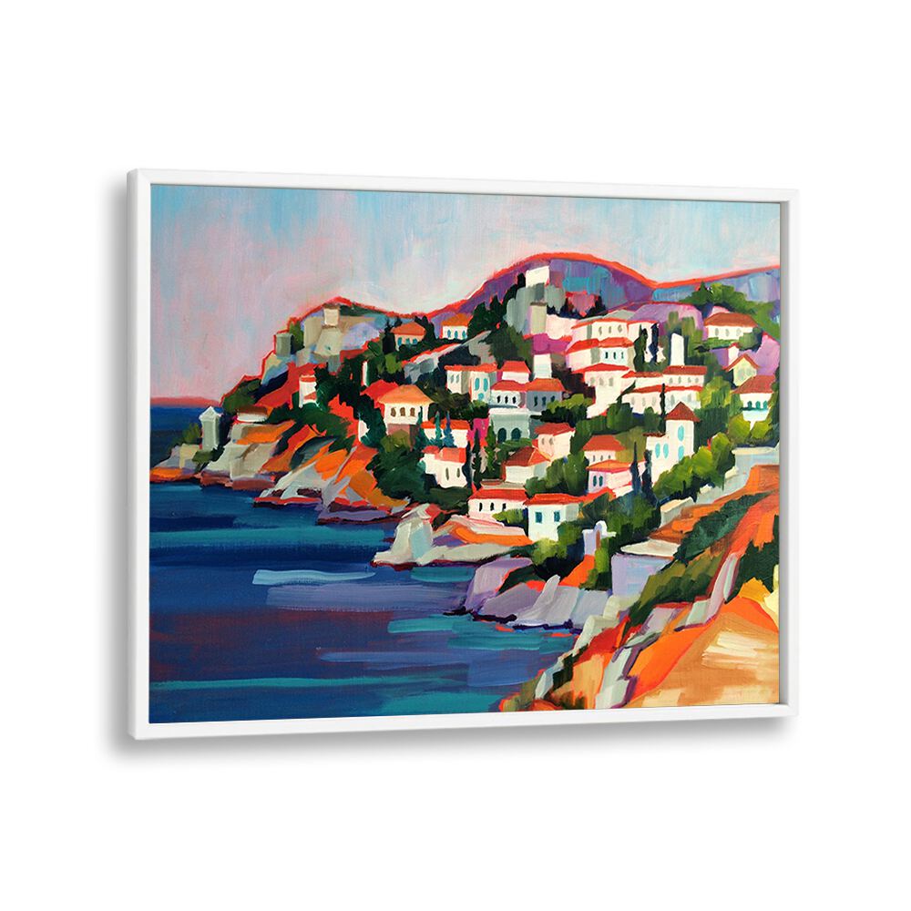 HYDRA ISLAND , LANDSCAPE PAINTINGS