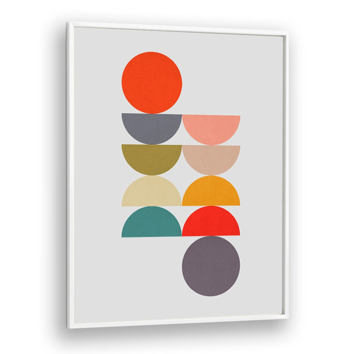 CIRCLES IN HARMONY III, GEOMETRIC ART PRINTS showcase vibrant circles for a balanced, tranquil living space.