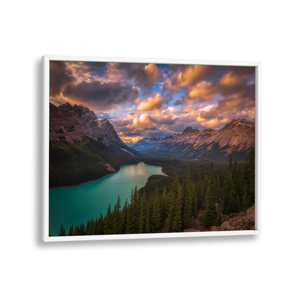 Breathtaking PEYTO LAKE AT DUSK, PHOTOGRAPHY PRINTS showcasing stunning natural beauty and vibrant colors.