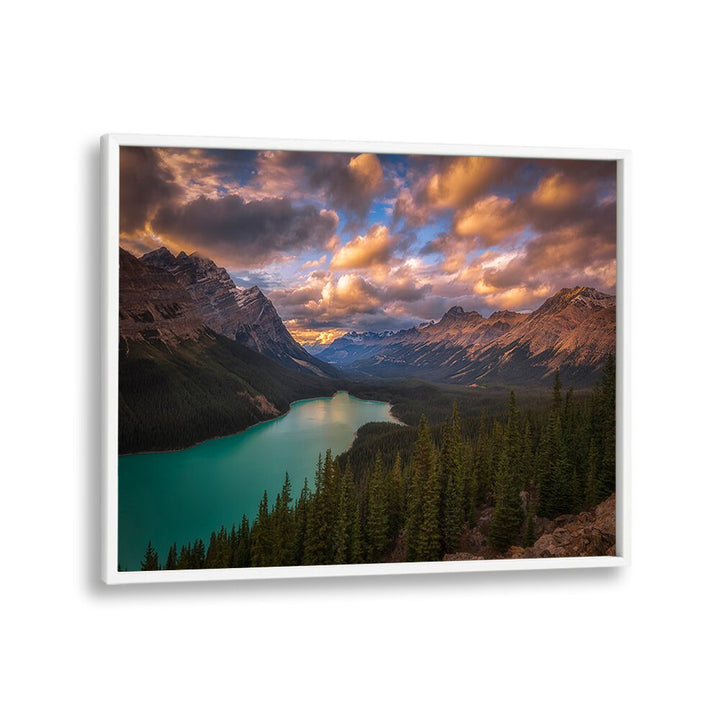 Breathtaking PEYTO LAKE AT DUSK, PHOTOGRAPHY PRINTS showcasing stunning natural beauty and vibrant colors.