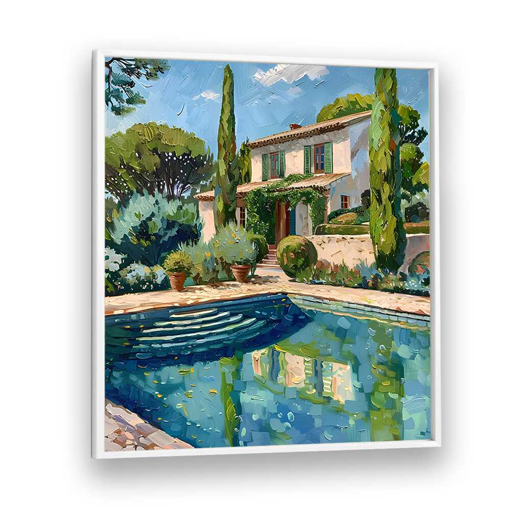 Relax by the serene HOUSE BY THE POOL MALLORCA, a perfect blend of luxury and tranquility for your dream getaway.
