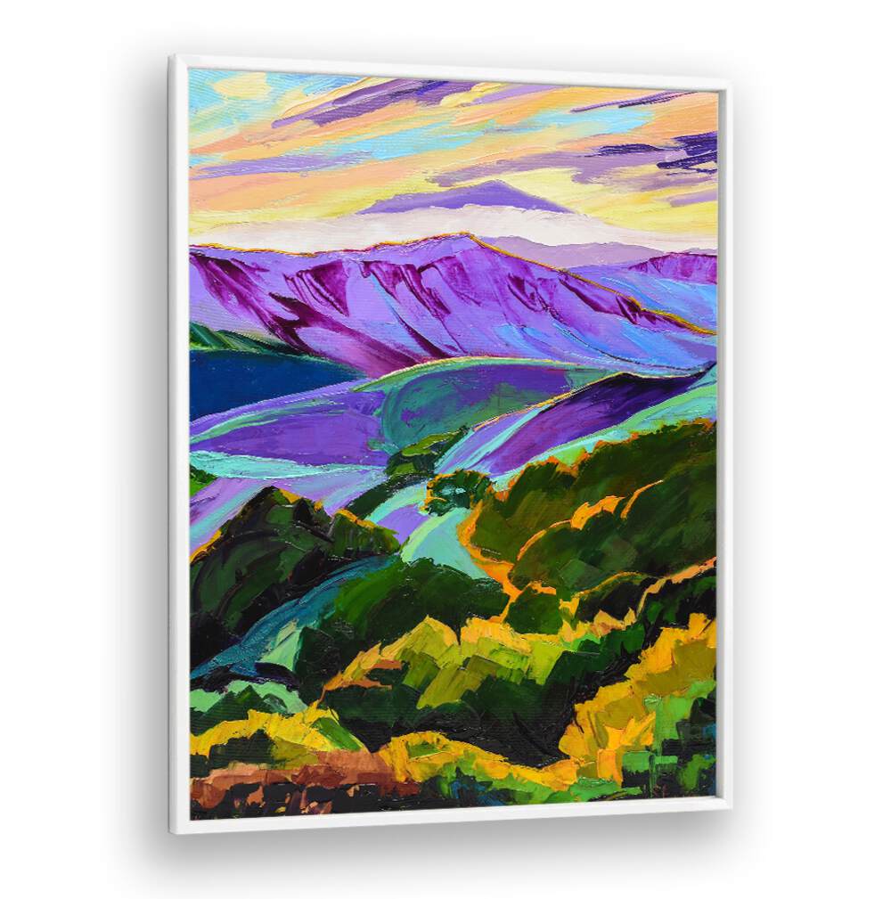 PURPLE MOUNTANS MAJESTY , LANDSCAPE PAINTINGS