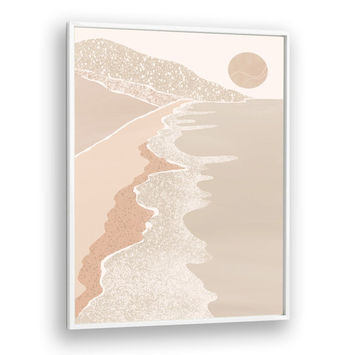 Serene ABSTRACT SEASIDE, LANDSCAPE PAINTINGS showcasing coastal beauty in soothing colors and dynamic forms.