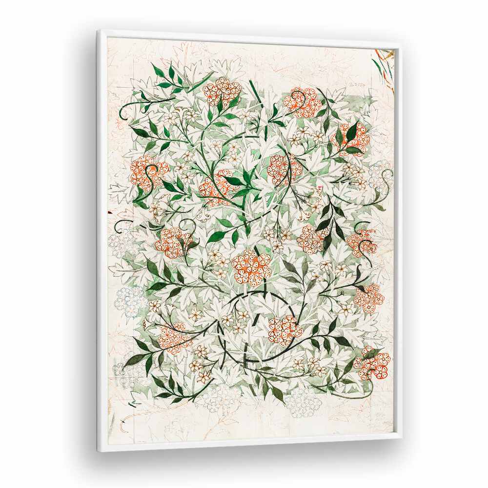 FAMOUS JASMINE PATTERN ARTWORK (1834-1896)  BY WILLIAM MORRIS, WILLIAM MORRIS PAINTINGS