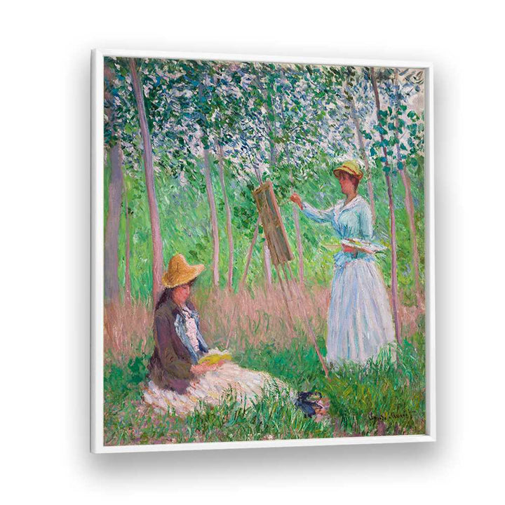 IN THE WOODS AT GIVERNY , VINTAGE PAINTINGS