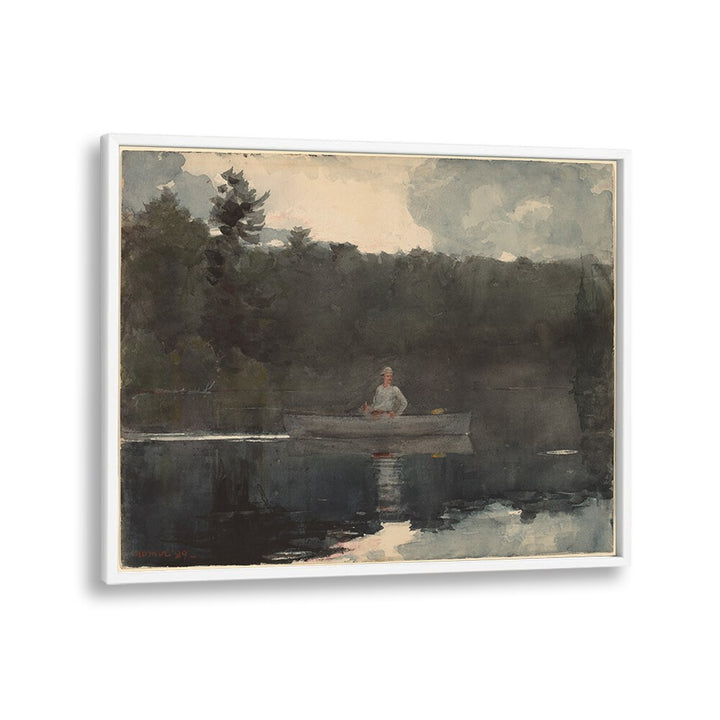 THE LONE FISHERMAN (1889)  , VINTAGE PAINTINGS