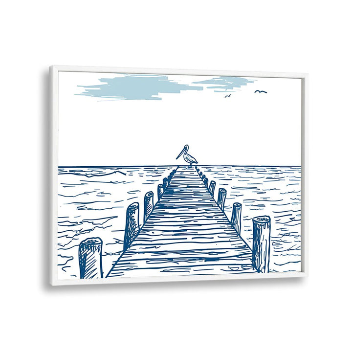 Elegant PELICAN PIER, BEACH PAINTINGS bringing charm and tranquility to your outdoor space. Perfect for relaxation.