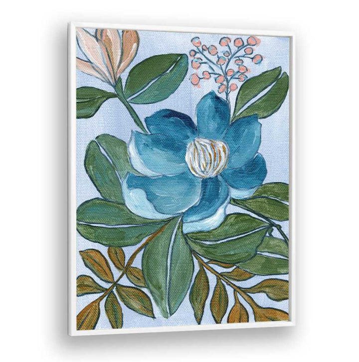 BLUE BLOSSOM , FLORAL FLOWER PAINTINGS