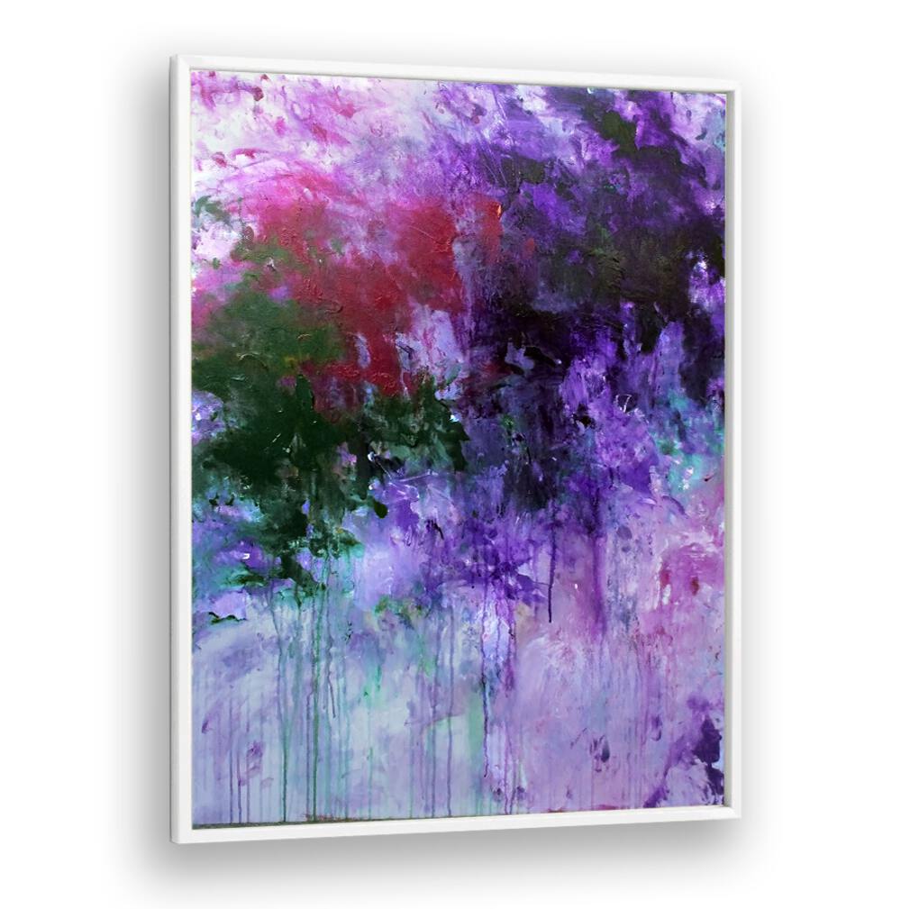 Captivating ABSTRACTION DESIGN III, ABSTRACT PAINTINGS adds a unique artistic vibe to your living space with its colors.