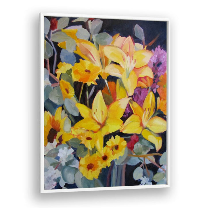 BOUQUET , FLORAL FLOWER PAINTINGS