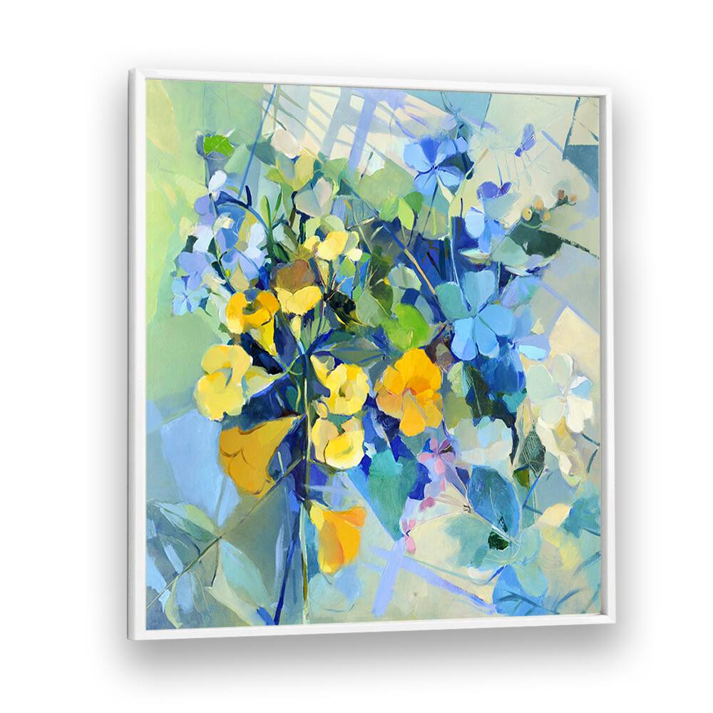 Vibrant colors in WELLOW OIL, ABSTRACT PAINTINGS create a soothing and artistic ambiance for your space.