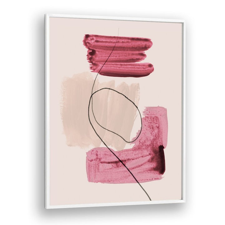 Stunning Abstract Lines and Shapes No.1 painting features a harmonious blend of colors and forms for modern aesthetics.