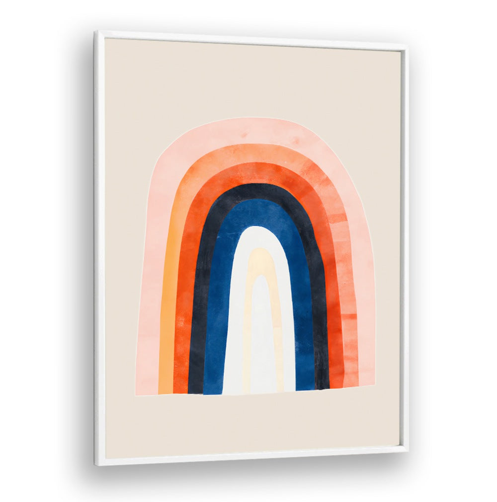 OVER THE RAINBOW , KIDS ROOM PAINTINGS featuring colorful abstract rainbow art perfect for brightening children's spaces.