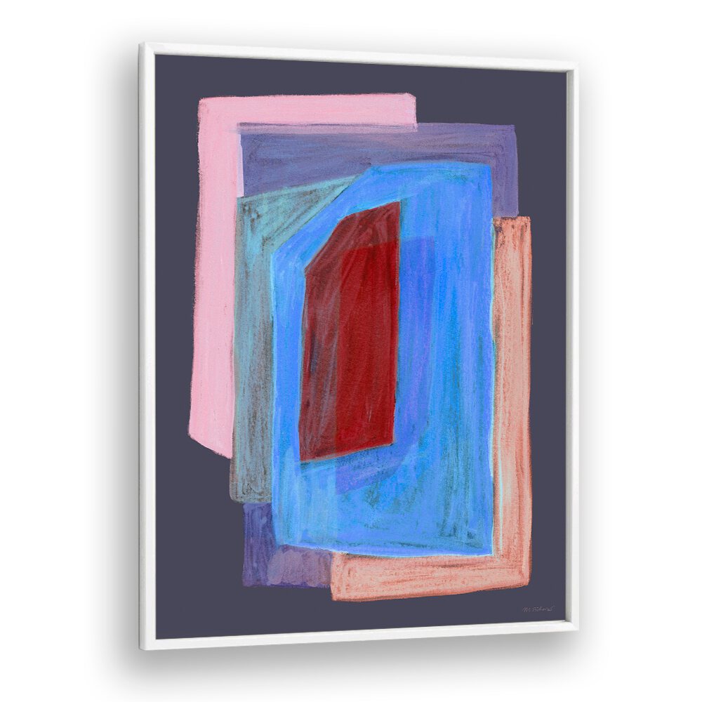 CHALKS AND SHAPES II , GEOMETRIC ART PRINTS