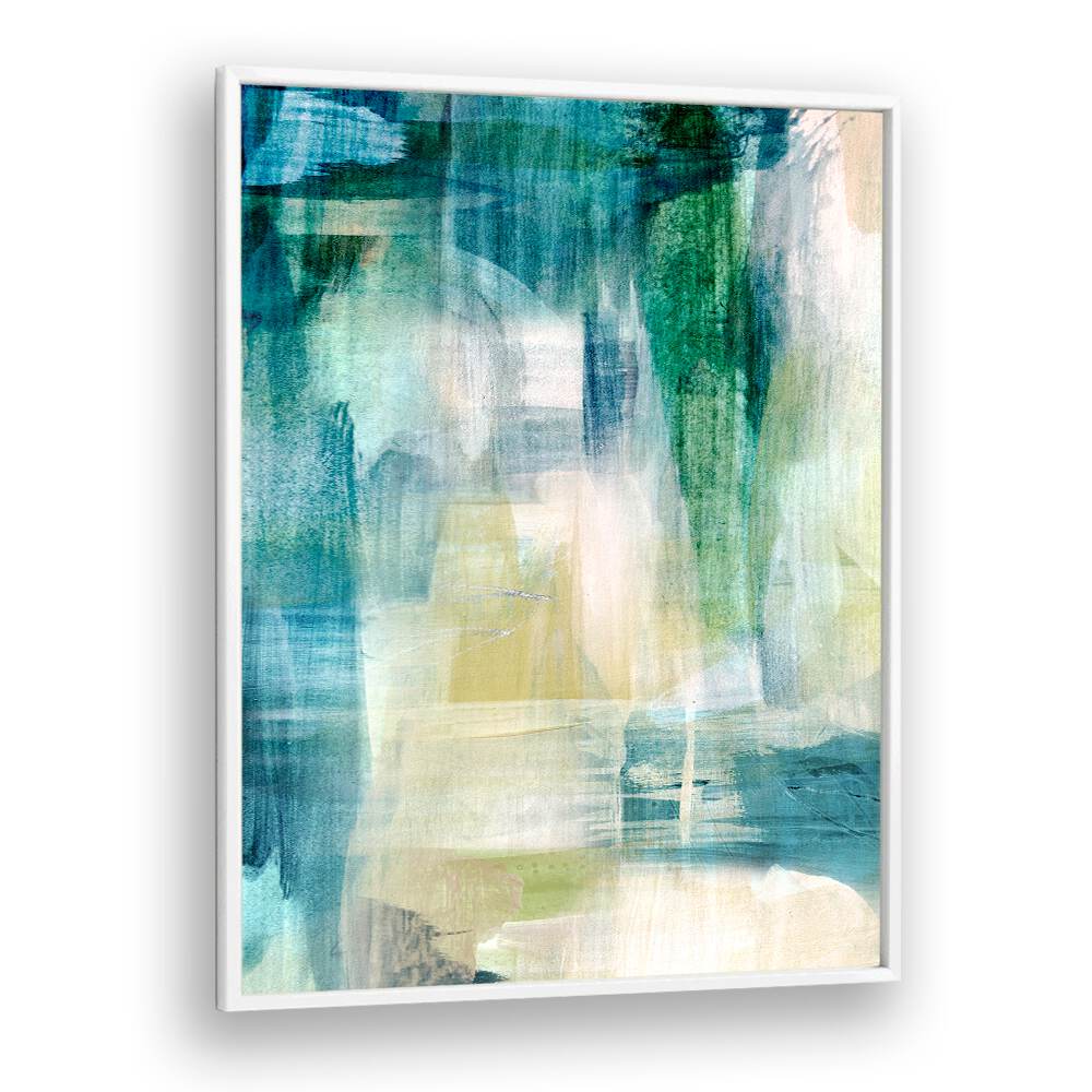 Colorful abstract art piece featuring RAIN COLLAGE II, perfect for modern decor. Ideal for art enthusiasts.
