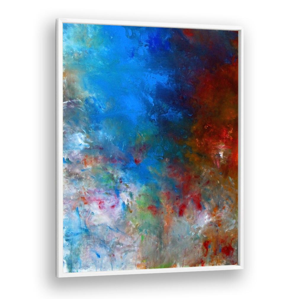 Vibrant hues and bold strokes define TIME AND SPACE, ABSTRACT PAINTINGS, perfect for transforming any space.