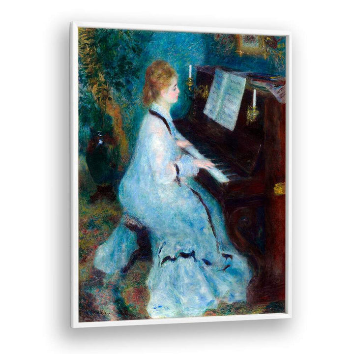 WOMAN AT THE PIANO (1875–1876) , VINTAGE PAINTINGS