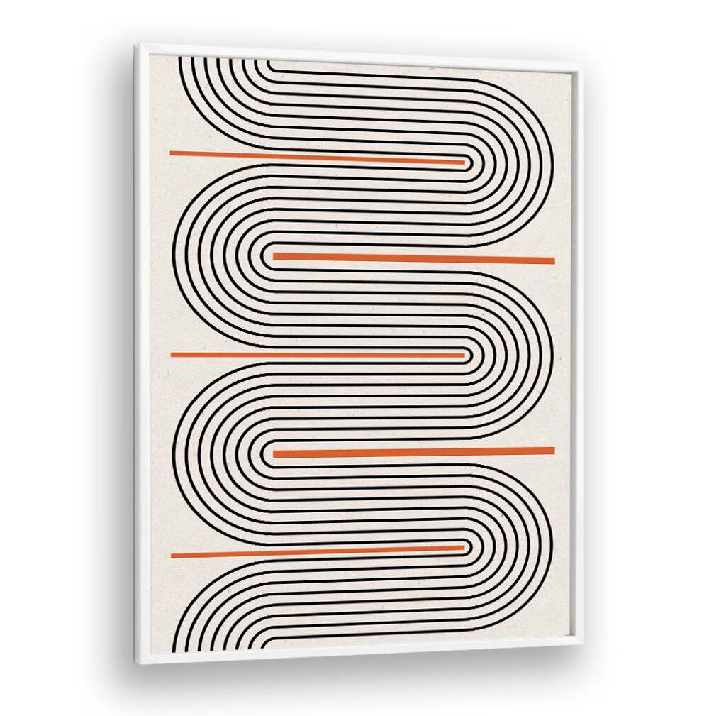 MODERN BALANCE NO.7, GEOMETRIC ART PRINTS featuring dynamic curves and lines, perfect for contemporary home decor.