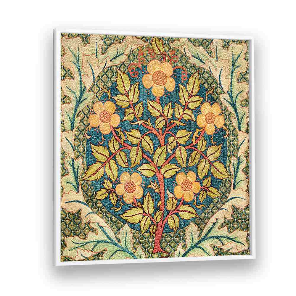 ROSE WREATH (1834-1896) , WILLIAM MORRIS PAINTINGS , ARTWORKS BY WILLIAM MORRIS