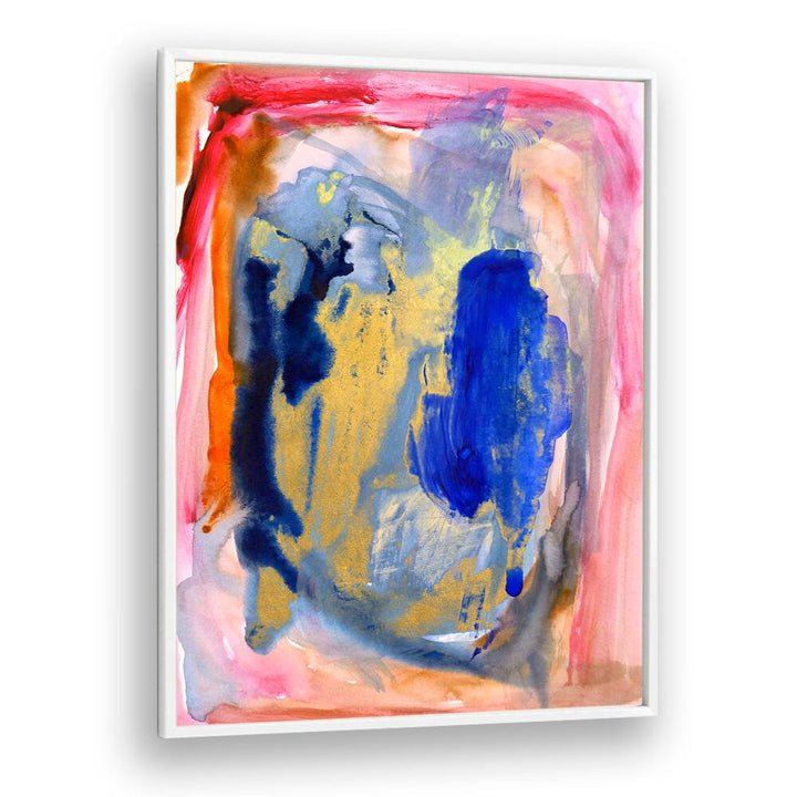 Vibrant colors blend beautifully in PASSION I, ABSTRACT PAINTINGS, perfect for modern art lovers.