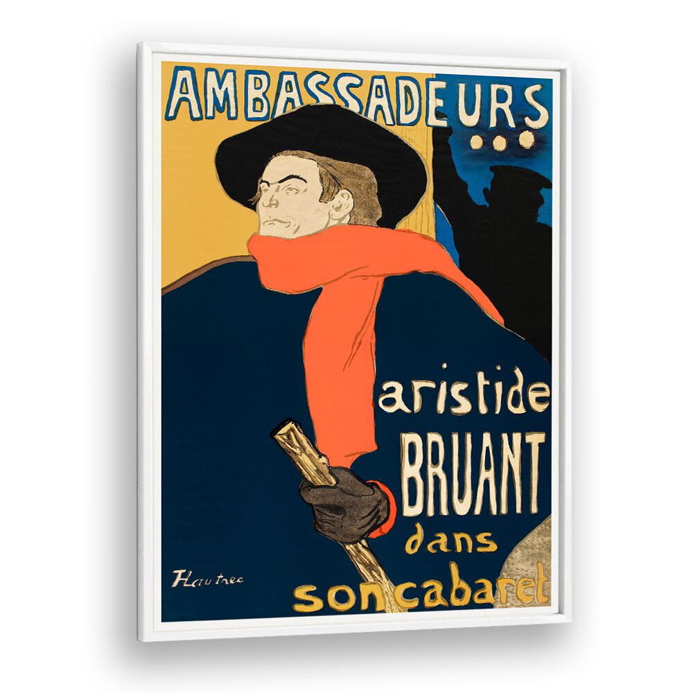 AMBASSADEURS ARISTIDE BRUANT DANS SON CABARET (1892), VINTAGE PAINTINGS