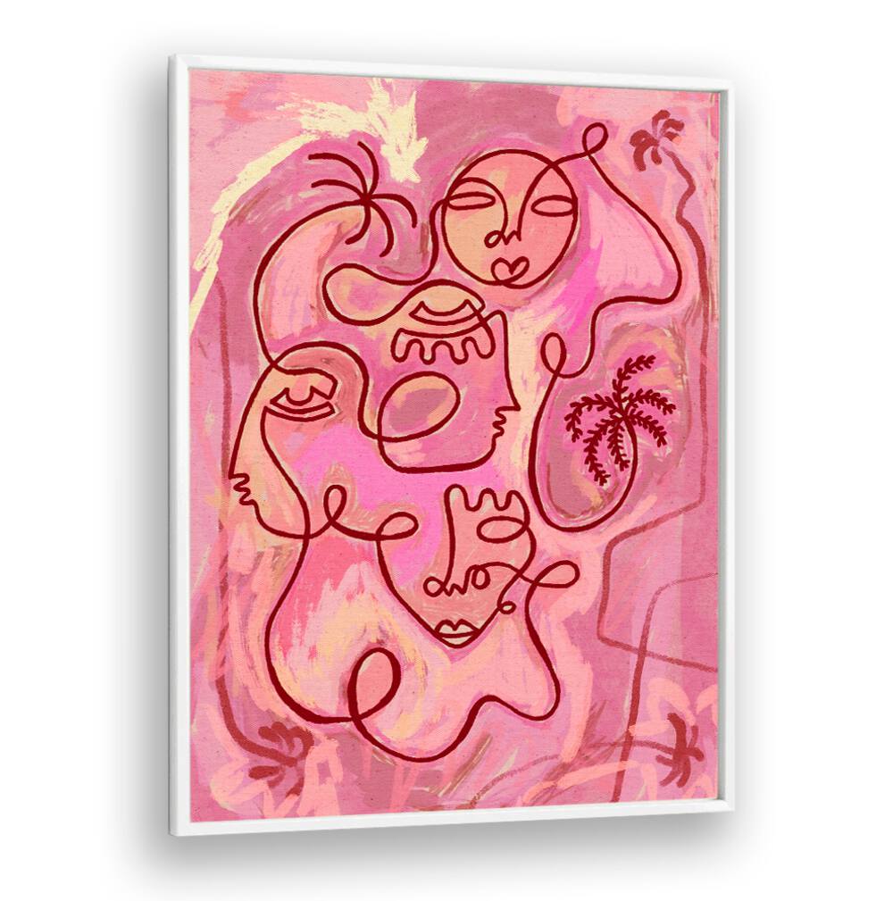 ESCAPE TO PEACE , BOHO ART PAINTINGS