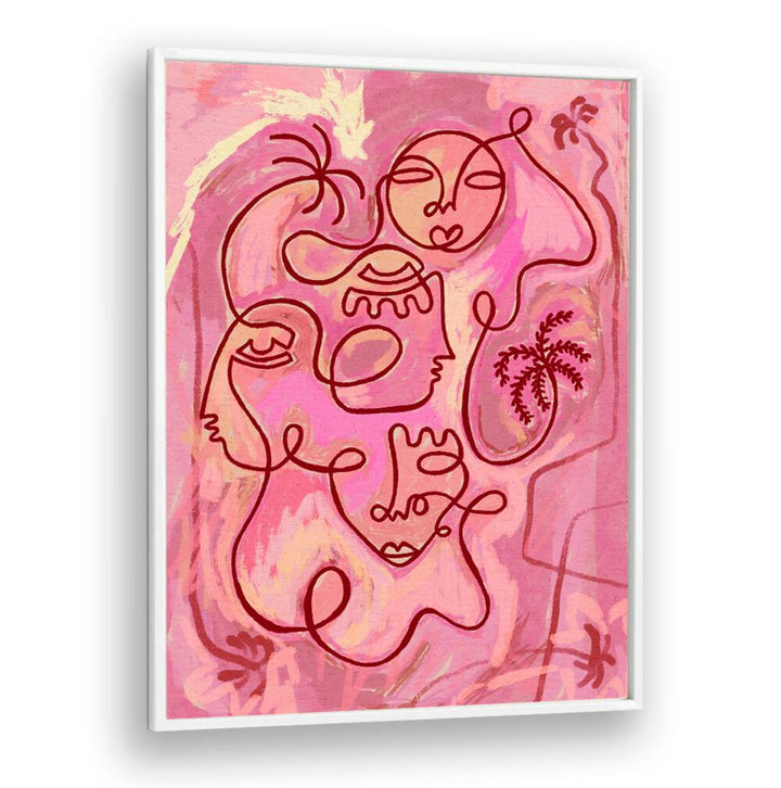 ESCAPE TO PEACE , BOHO ART PAINTINGS