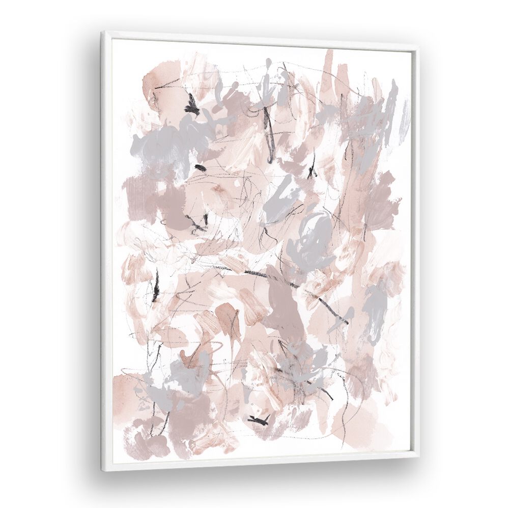 Vibrant FLORAL ABSTRACT I, ABSTRACT PAINTINGS showcasing dynamic floral motifs for a contemporary art experience.