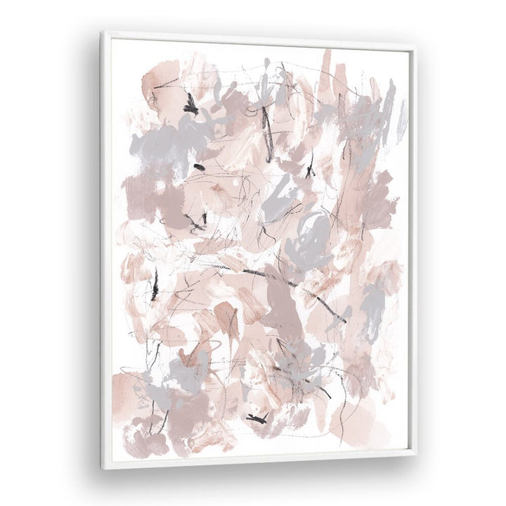 Vibrant FLORAL ABSTRACT I, ABSTRACT PAINTINGS showcasing dynamic floral motifs for a contemporary art experience.